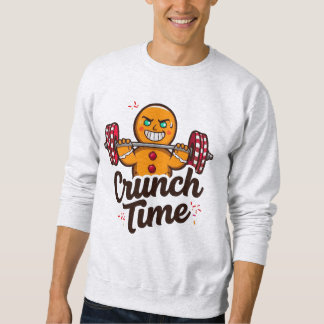 Sweatshirt Crunch Time – Traîneau en pain d'épices Noël