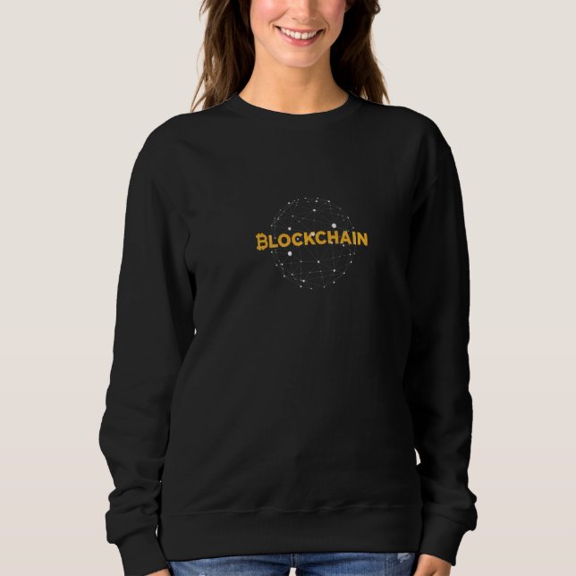 Sweatshirt Crypto Bitcoins Mon plan de retraite (Devant)