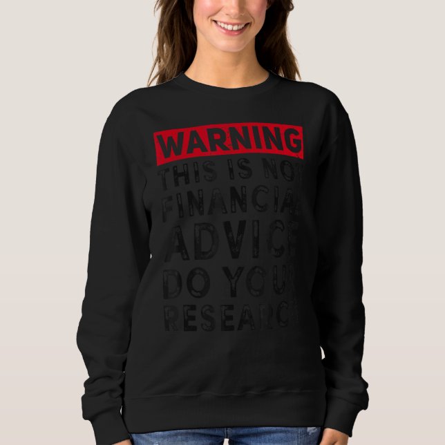 Sweatshirt Crypto Coin Token Cryptomonnaie pas publicité fina (Devant)
