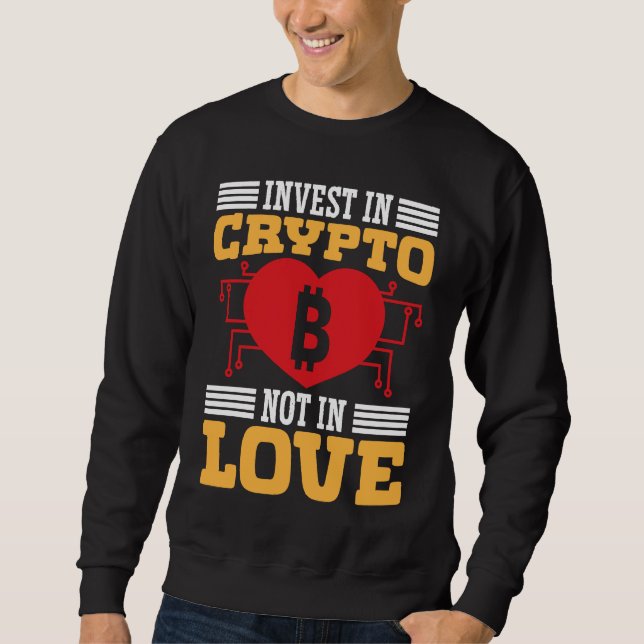 Sweatshirt Crypto Lover Cryptocurrency Blockchain Trader Fina (Devant)