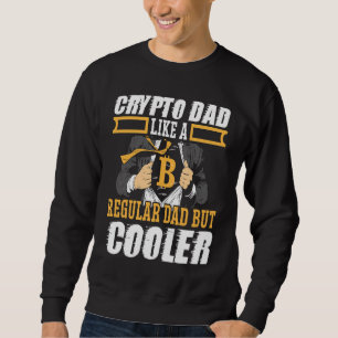 Sweatshirt Crypto Papa Cryptomonnaie Blockchain Trader Best D