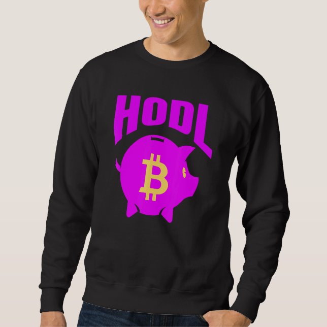 Sweatshirt Crypto Piggy Bank (Devant)