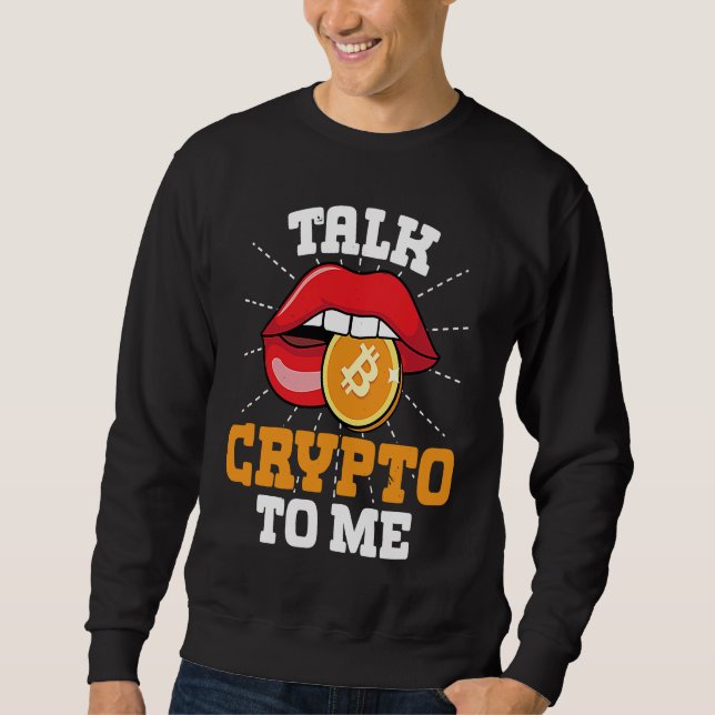 Sweatshirt Crypto Trader Cryptocurrency Blockchain Hodl Candl (Devant)