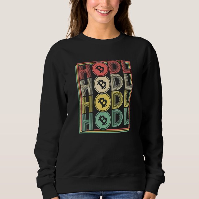 Sweatshirt Cryptomonnaie Hodl Crypto Bitcoin Btc Krypto (Devant)