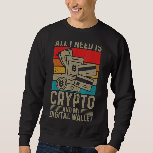 Sweatshirt Cryptomonnaie Millionaire Fière Crypto Brother Li (Devant)