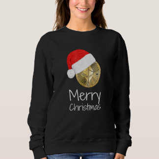 Sweatshirt Cryptomonnaies Ethereum Santa Hat Joyeux Noël