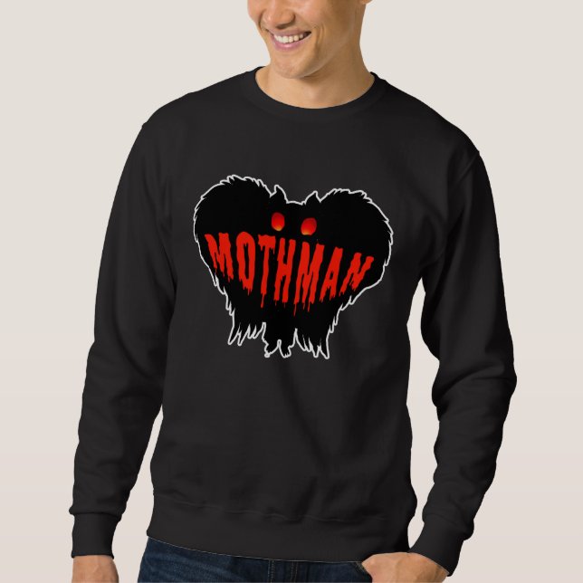 Sweatshirt Cryptozoology American Monster The Red Eyed Mothma (Devant)