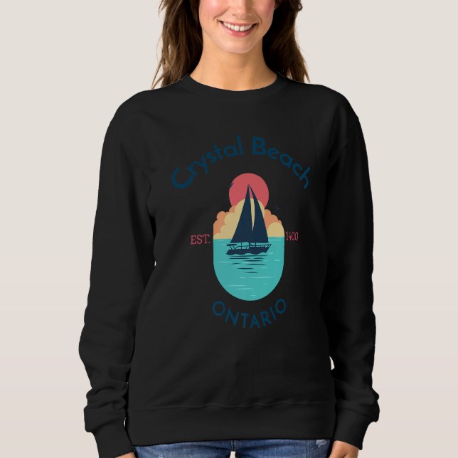Sweatshirt Crystal Beach Fort Erie Ontario (Devant)