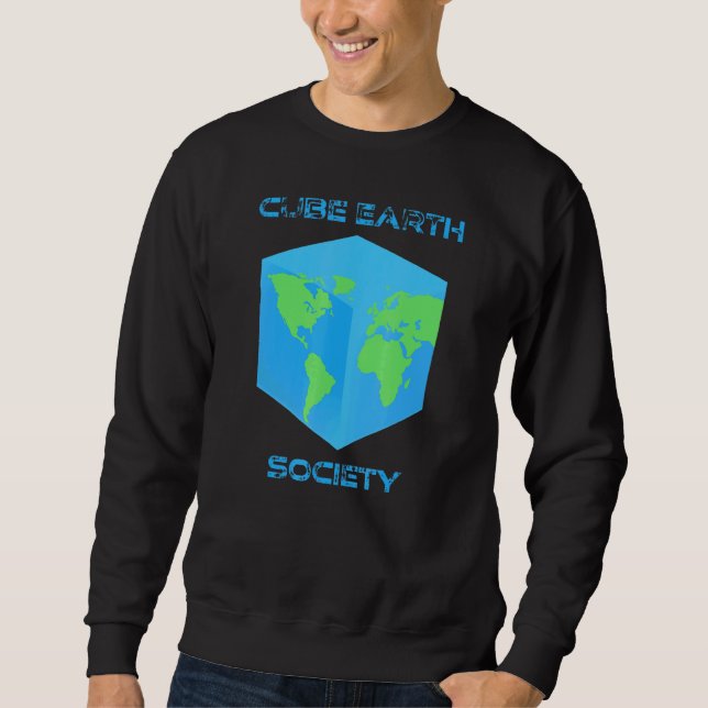 Sweatshirt Cube Earth Society (Devant)