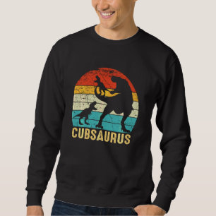 Sweatshirt Cubsaurus T Rex Cub Dinosaur Famille Correspondant