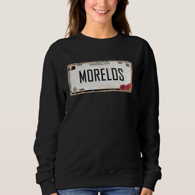 Sweatshirt Cuernavaca Morelos México Plaque de licence Esthét (Devant)