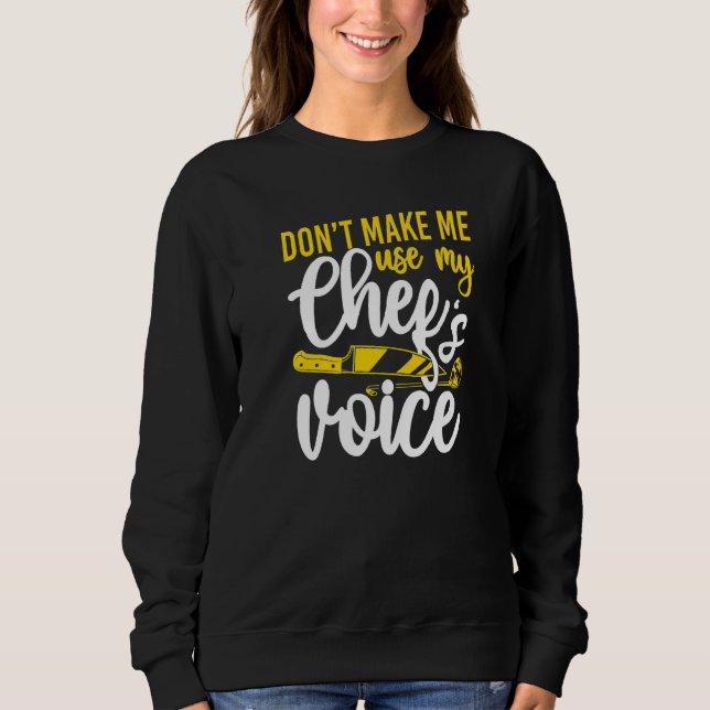 Sweatshirt Cuisine Cuisinière Cuisine Chef 1 (Devant)