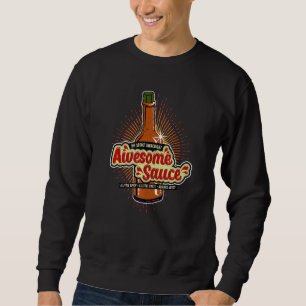 Sweatshirt Cuisine de sauce géniale Grillades Barbecue Fumer