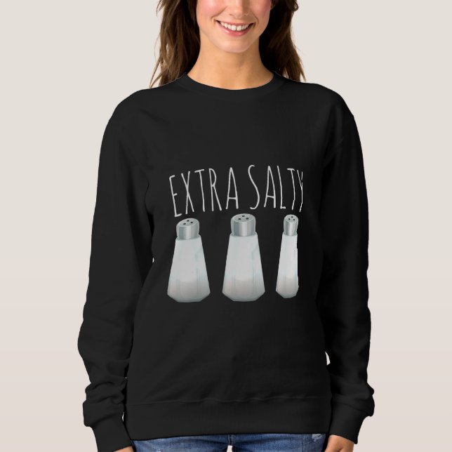 Sweatshirt Cuisine extra-salée Chef Cuisinier (Devant)