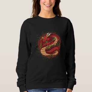 Sweatshirt Culture asiatique Chine Animal Mythique Créature D