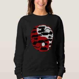 Sweatshirt Culture bouddhiste zen japonais Yin Yang jardinier