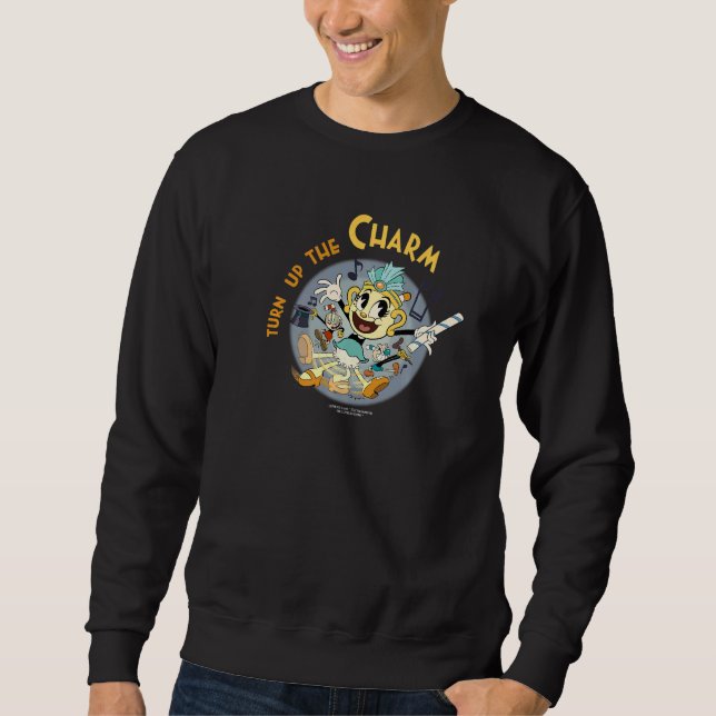Sweatshirt Cuphead Show Mme Chalice Augmentez le Charme (Devant)