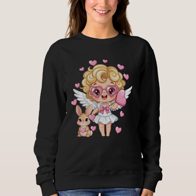 Sweatshirt Cupid and Bunny Dance (Devant)