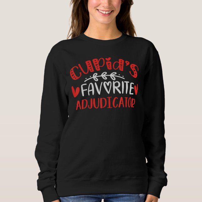 Sweatshirt Cupid S Favorite adjudicataire Romance Couples W (Devant)