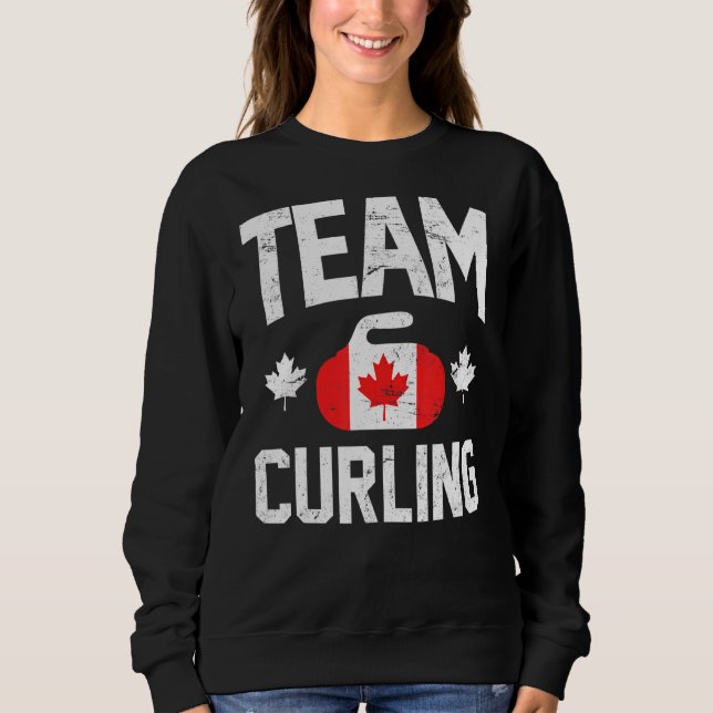 Sweatshirt Curling Équipe Canada (Devant)