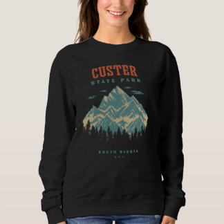Sweatshirt Custer State Park South Dakota Retro Vintage