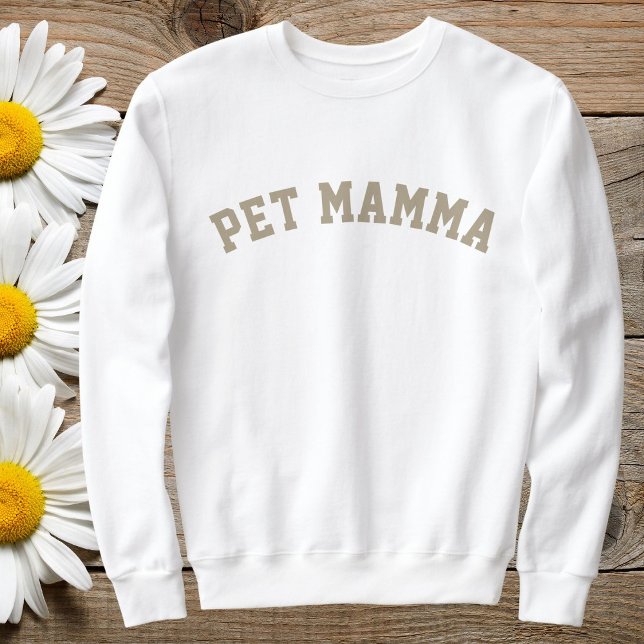 Sweatshirt Custom Animal Lovers Pet Friend Cat Mom Cute White (Créateur téléchargé)
