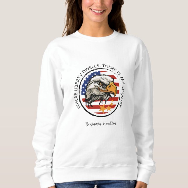 Sweatshirt Customisez votre modèle American Eagle (Devant)