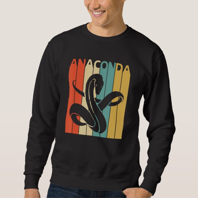 Sweatshirt Cute Anaconda Animal (Devant)