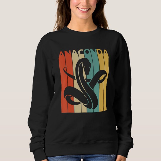 Sweatshirt Cute Anaconda Animal (Devant)