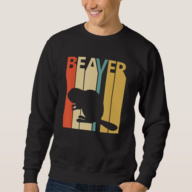 Sweatshirt Cute animal castor (Devant)