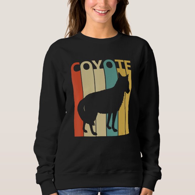 Sweatshirt Cute animal Coyote (Devant)