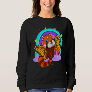 Sweatshirt Cute animal Insect Zoo animal Papillon rouge Panda