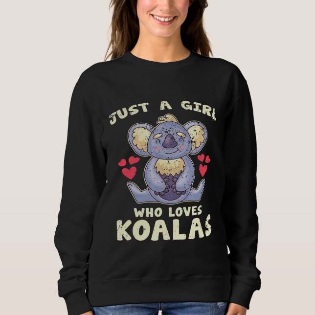Sweatshirt Cute Australienne Koala Femmes Koala (Devant)