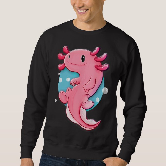 Sweatshirt Cute Axolotl Animal (Devant)