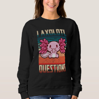 Sweatshirt Cute axolotl mexican lurch newt aquarium