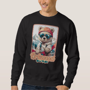 Sweatshirt Cute Bear Kirkwood Mountain Ski