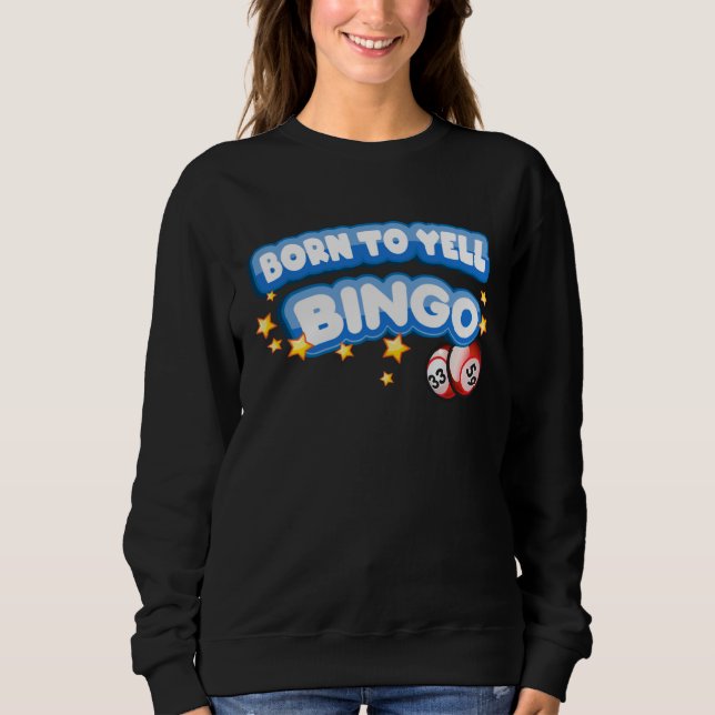 Sweatshirt Cute Bingo Design For Casino Game Bingo Lover 5 (Devant)