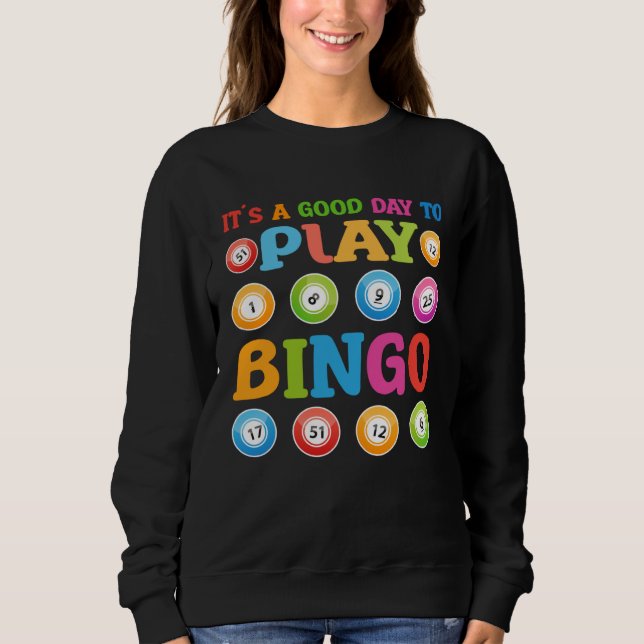 Sweatshirt Cute Bingo For Casino Game Bingo (Devant)