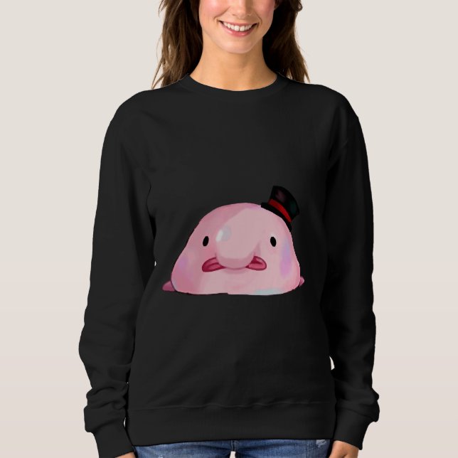 Sweatshirt Cute BLOB Poisson L Amour Blobfish Cute Blobfish (Devant)