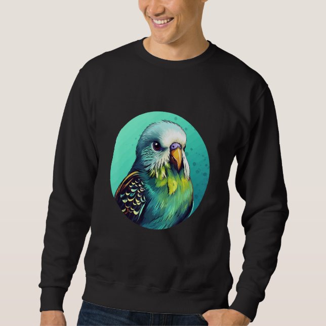 Sweatshirt Cute Budgie Bird Parakeet Birds Bird Breeder 2 (Devant)