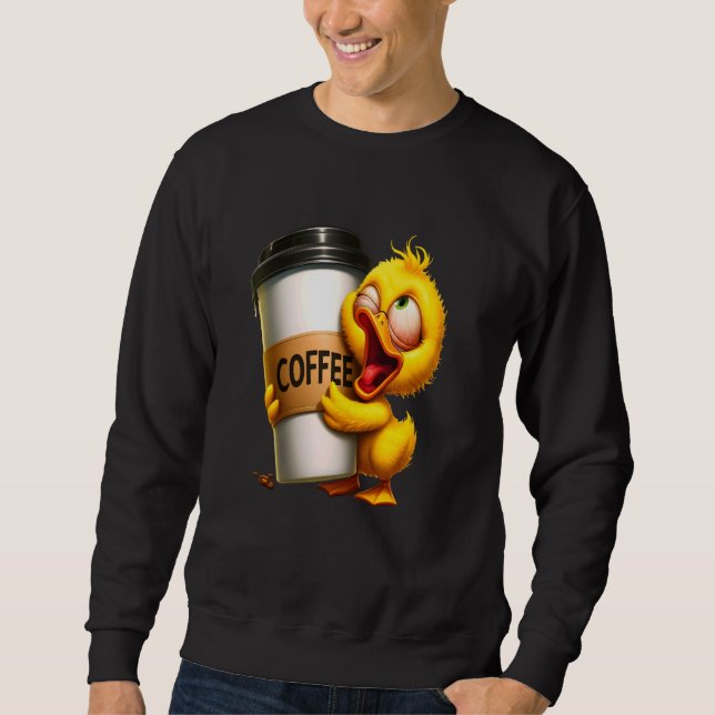 Sweatshirt Cute Canards Canards Canards Bain Canard Quacking (Devant)