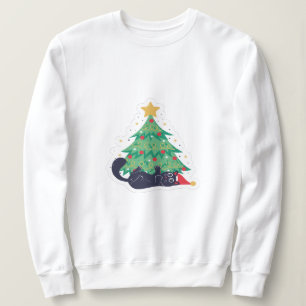 Sweatshirt Cute Candy Cane Christmas Hoodie for Women Sweet