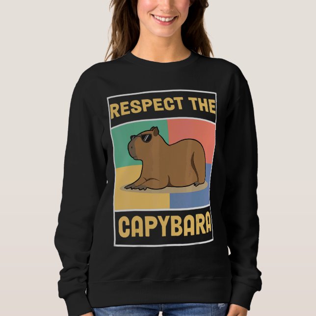 Sweatshirt Cute Capybara Ok Je Tire Capybara (Devant)