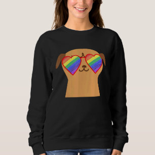 Sweatshirt Cute Carlin Lgbtq Pride Stuff Ados Rainbow Sunglas