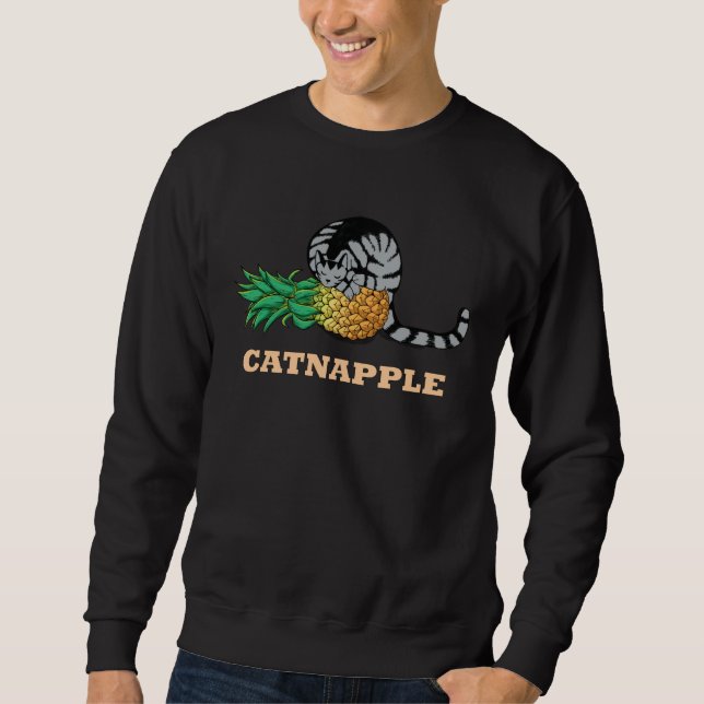 Sweatshirt Cute Cat Pineapple  Cat (Devant)