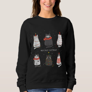 Sweatshirt Cute Cats Xmas Kitties