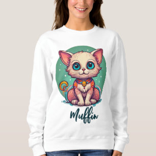 Sweatshirt Cute chat