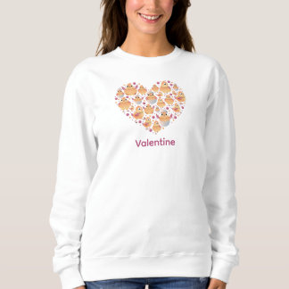 Sweatshirt Cute Chick Heart Valentin's Day