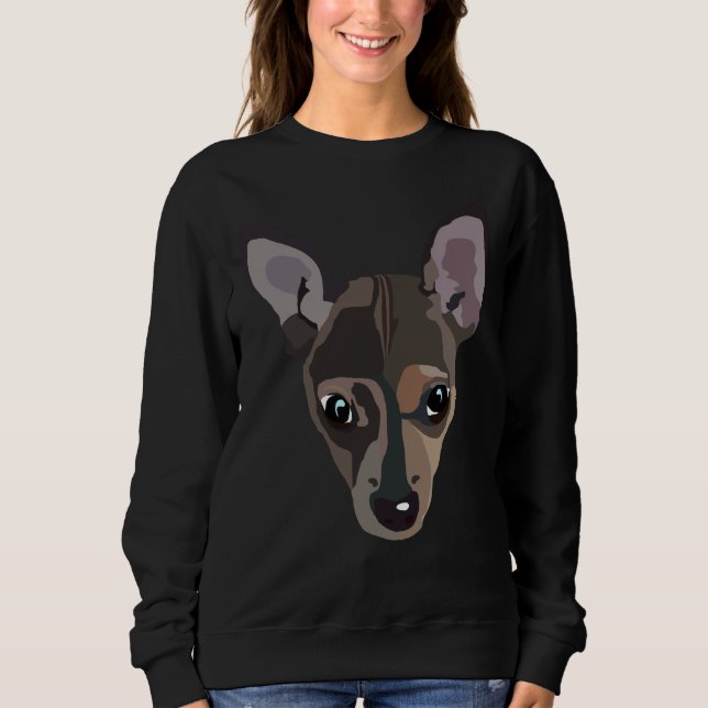 Sweatshirt Cute Chihuahua Vector Art Parfait Pour Un Chihuahu (Devant)