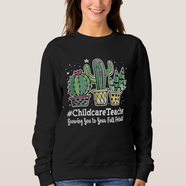 Sweatshirt Cute Childcare Teacher Appreciation Week Back to S (Devant)